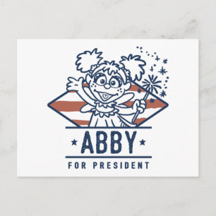 Abby voor President Briefkaart