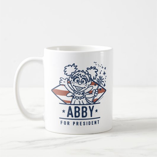 Abby voor President Koffiemok (Links)