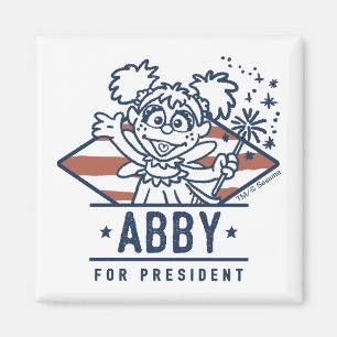 Abby voor President Magneet