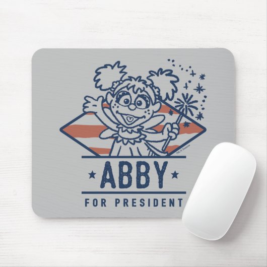 Abby voor President Muismat (Met muis)