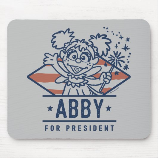 Abby voor President Muismat (Voorkant)
