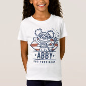 Abby voor President T-shirt (Voorkant)