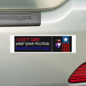 Abby's politieke Bumpersticker (Op auto)