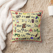 ABC 123 Alfabet Numbers Learning Pillow Preschool Kussen (Deken)