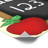 ABC 123 Chalkboard Poster (Hoek)