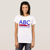 ABC 2016 - Iedereen behalve Clinton T-shirt (Voorkant volledig)