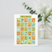 ABC Alaskan Wildlife Briefkaart (Staand voorkant)