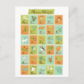 ABC Alaskan Wildlife Briefkaart (Voorkant)