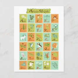 ABC Alaskan Wildlife Briefkaart