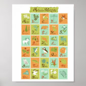 ABC Alaskan Wildlife Poster (Voorkant)