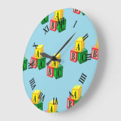 abc alfabet blokken grote klok (Hoek)