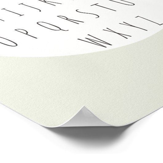 ABC alfabet letters Poster & Prints (Hoek)