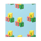 abc-alfabet notitieblok (Voorkant)