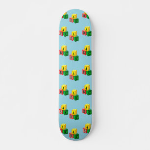 abc-alfabet persoonlijk skateboard
