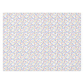 ABC alfabet rood geel blauw Tafelkleed (Voorkant (Horizontaal))