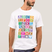 ABC-alfabet T-shirt (Voorkant)