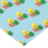 abc-alfabetblokken tafelkleed (Gekanteld)