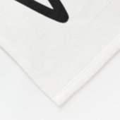 Abc Alphabet I Love You Englieacher Valentines  Fleece Deken (Hoek)