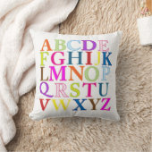 ABC Alphabet Letters Colorful Bright Decor Pillow Kussen (Deken)