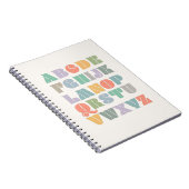 ABC Alphabet Modern Notitieboek (Rechterzijde)