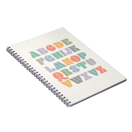 ABC Alphabet Modern Notitieboek (Rechterzijde)