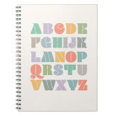 ABC Alphabet Modern Notitieboek (Voorkant)