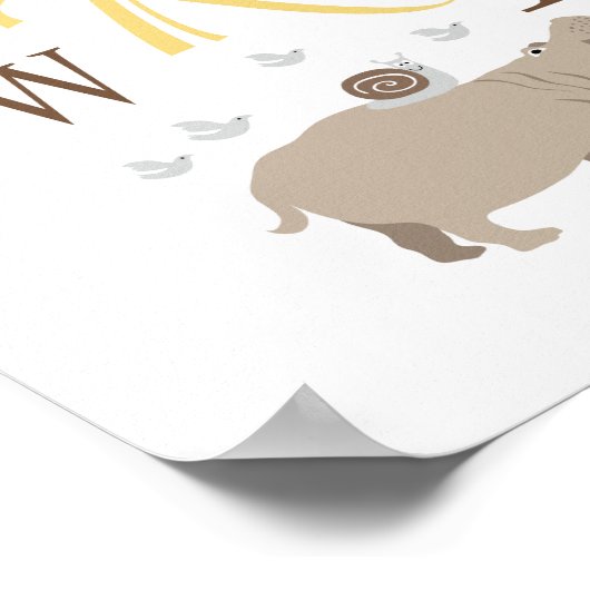 ABC Alphabet Neursery Print (Hoek)