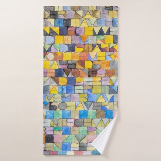 ABC (Alphabet), Paul Klee Badhanddoek (Badhanddoek)