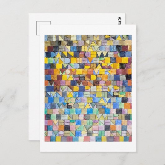 ABC (Alphabet), Paul Klee Briefkaart (Voorkant / Achterkant)