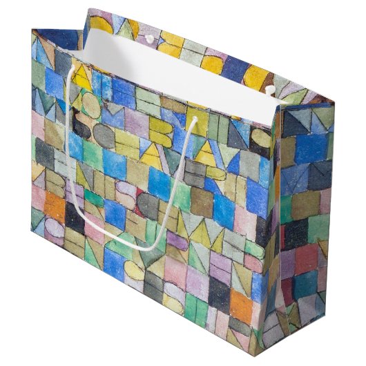 ABC (Alphabet), Paul Klee Large Gift Bag Groot Cadeauzakje (Voorkant Gekanteld)