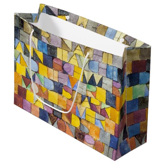 ABC (Alphabet), Paul Klee Large Gift Bag Groot Cadeauzakje (Voorkant Gekanteld)