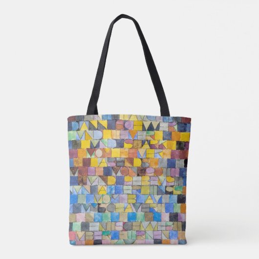 ABC (Alphabet), Paul Klee Tote Bag (Achterkant)