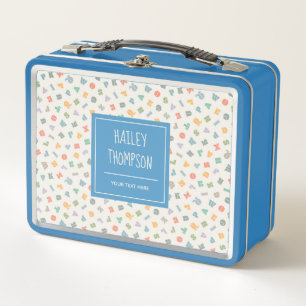 ABC Alphabet Persoonlijke naam Metal Lunchbox