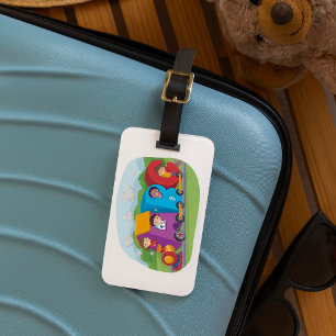 ABC Alphabet Train met Kinder Fun Educational Bagagelabel
