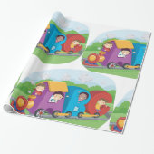 ABC Alphabet Train met Kinder Fun Educational Cadeaupapier (Uitgerold)