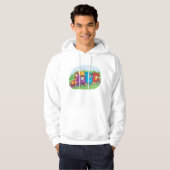 ABC Alphabet Train met Kinder Fun Educational Hoodie (Voorkant volledig)