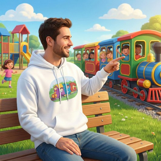 ABC Alphabet Train met Kinder Fun Educational Hoodie