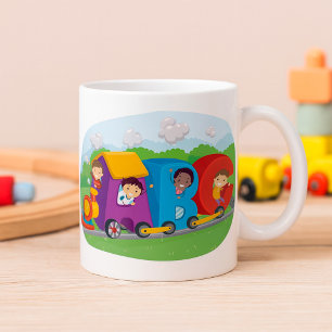 ABC Alphabet Train met Kinder Fun Educational Koffiemok