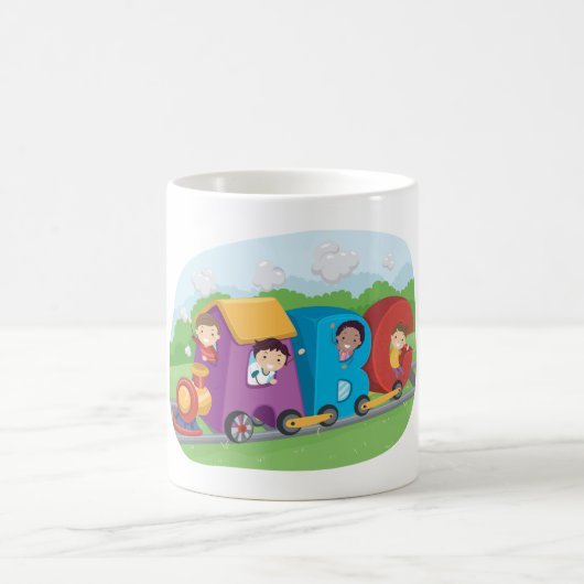 ABC Alphabet Train met Kinder Fun Educational Koffiemok (Center)