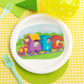 ABC Alphabet Train met Kinder Fun Educational Papieren Bordje