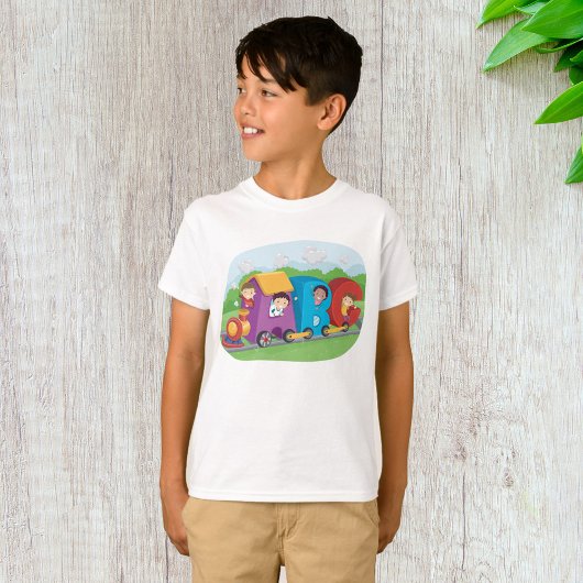 ABC Alphabet Train met Kinder Fun Educational T-shirt