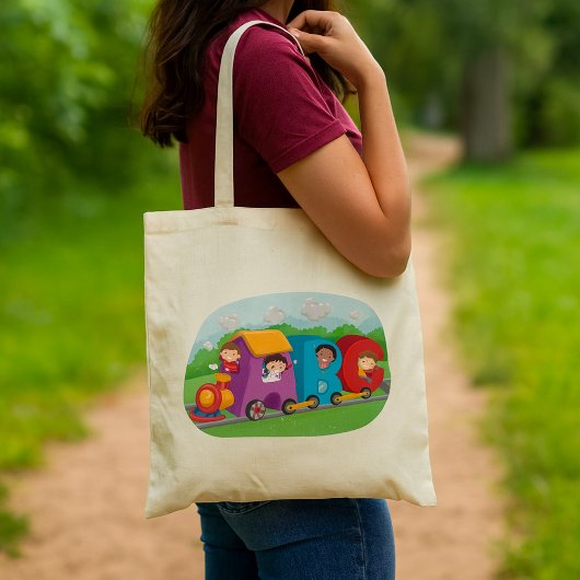 ABC Alphabet Train met Kinder Fun Educational Tote Bag