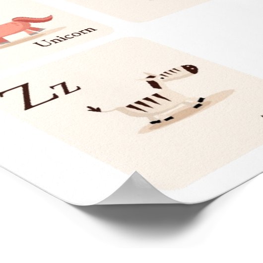 ABC Animal Nursery Print (Hoek)