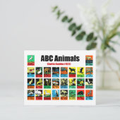 ABC Animals , Charles Buckles (1923) Briefkaart (Staand voorkant)