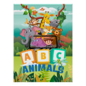 ABC Animals Perfect Poster (Voorkant)
