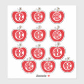 ABC Apple Stickers (Vel)