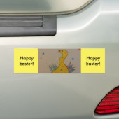 #ABC Art van kinderen, paascent Bumpersticker (Op auto)