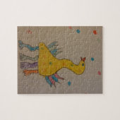 #ABC Art van kinderen, paascent Legpuzzel (Horizontaal)