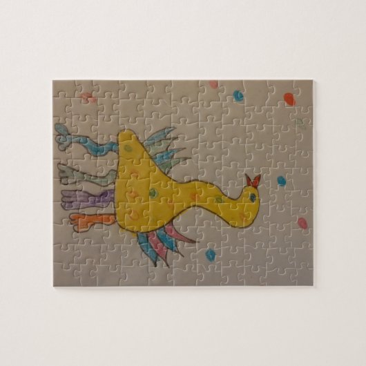 #ABC Art van kinderen, paascent Legpuzzel (Horizontaal)