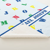 ABC Baby Boy Sherpa Deken (3/4)